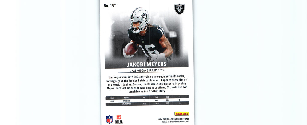 Jakobi Meyers 2024 HYPER Prestige #157
