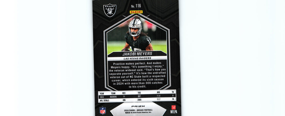 Jacobi Meyers 2024 SILVER Mosaic #116