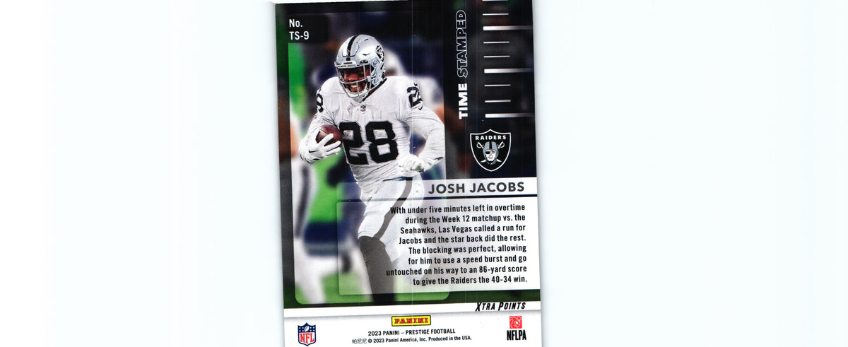Josh Jacobs 2023 Prestige TS-9