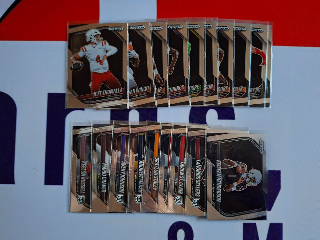 38x 2025 Prizm Black Base Set,keine Doppelten (Kopie)
