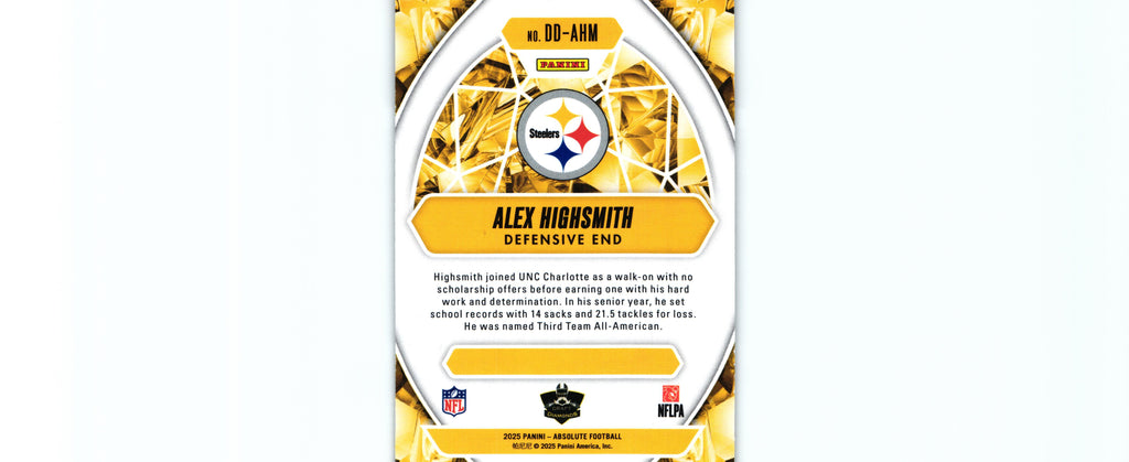 Alex Highsmith 2025 Absolute DD-AHM