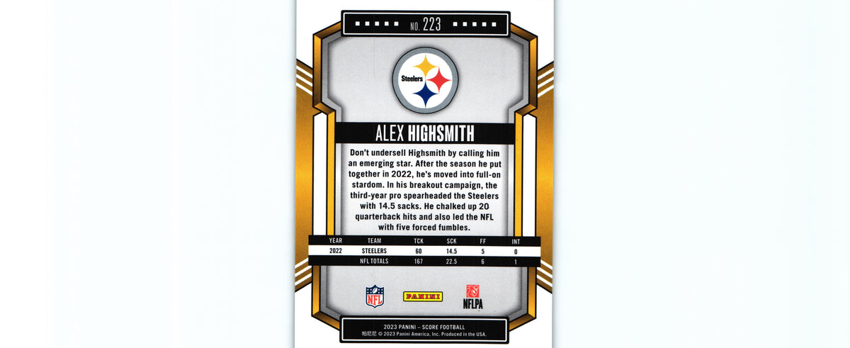 Alex Highsmith 2023 GREEN Score #223