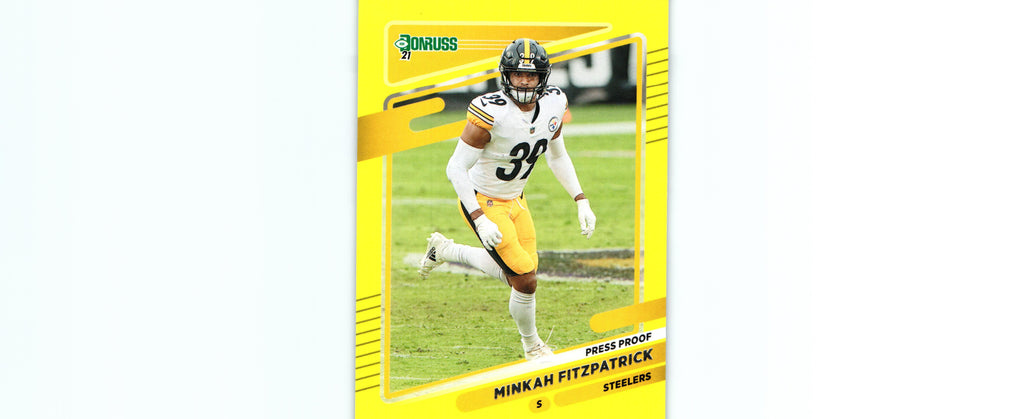 Minkah Fitzpatrick 2021 PRESS PROOF YELLOW Donruss #26