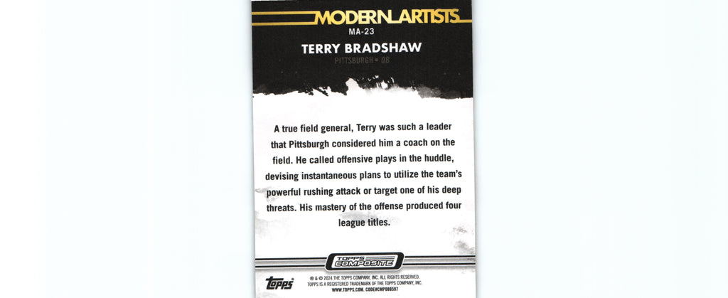 Terry Bradshaw 2023 Topps MA-23