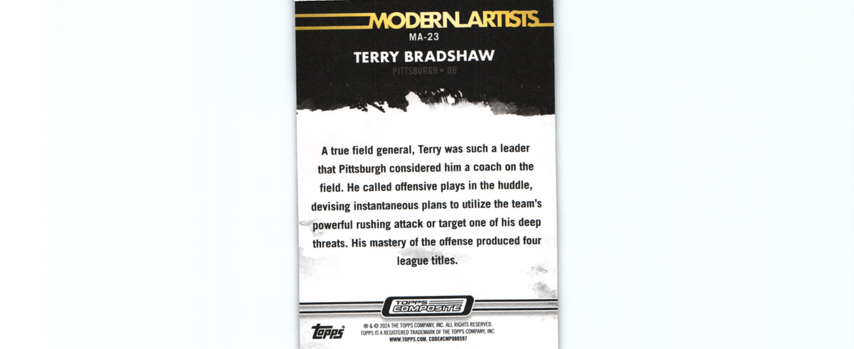 Terry Bradshaw 2023 Topps MA-23