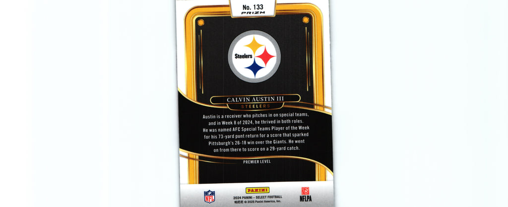 Calvin Austin 2024 RED&YELLOW Select #133