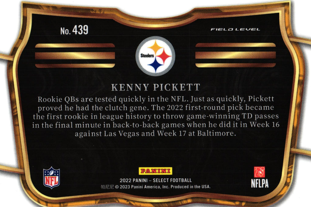 Kenny Pickett 2022 Select #439 RC