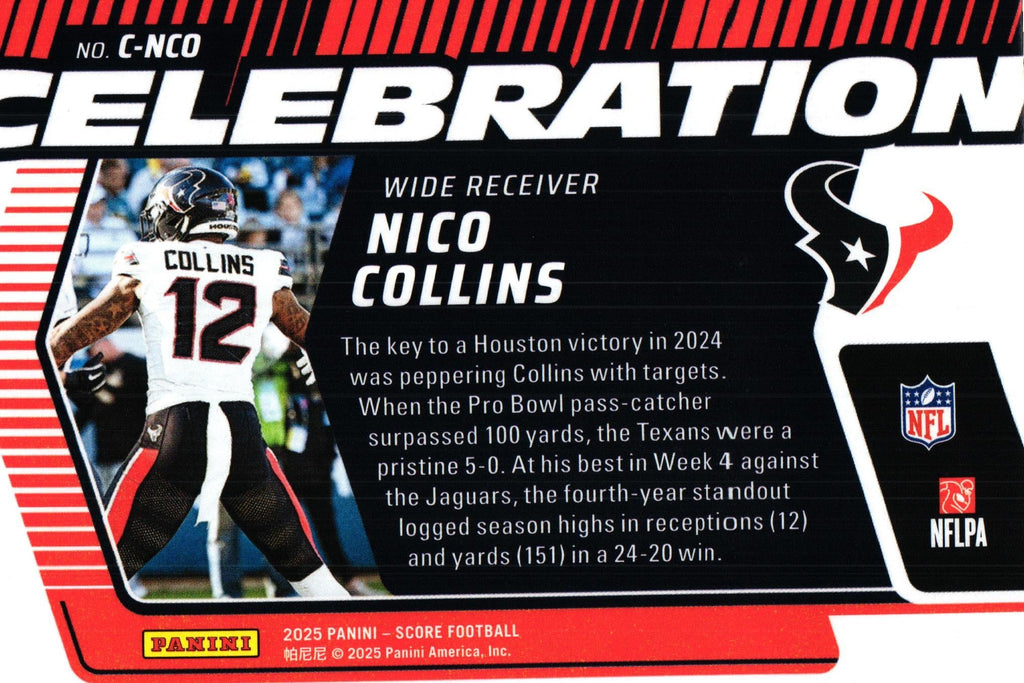 Nico Collins 2025  Score C-NCO