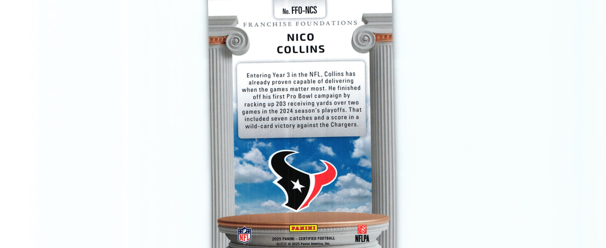 Nico Collins 2025 Certified FFO-NCS