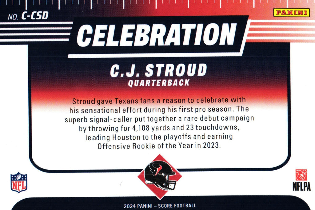C.J Stroud 2024 Score C-CSD