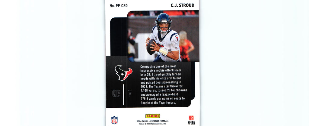 C.J Stroud 2024 Prestige PP-CSD