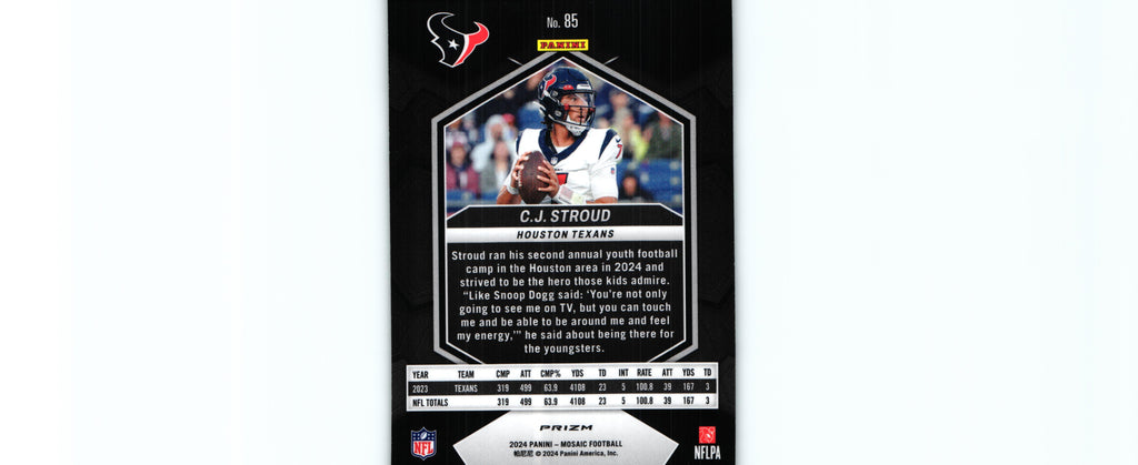 C.J. Stroud 2024 GREEN Mosaic #85