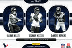 Lamar Miller/Deshaun Watson/DeAndre Hopkins 2019 Absolut TT-HT