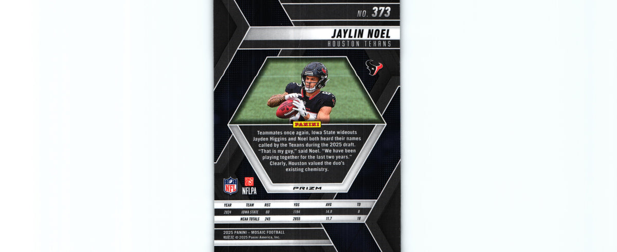 Jaylin Noel 2025 SILVER MOSAIC Mosaic #373 RC