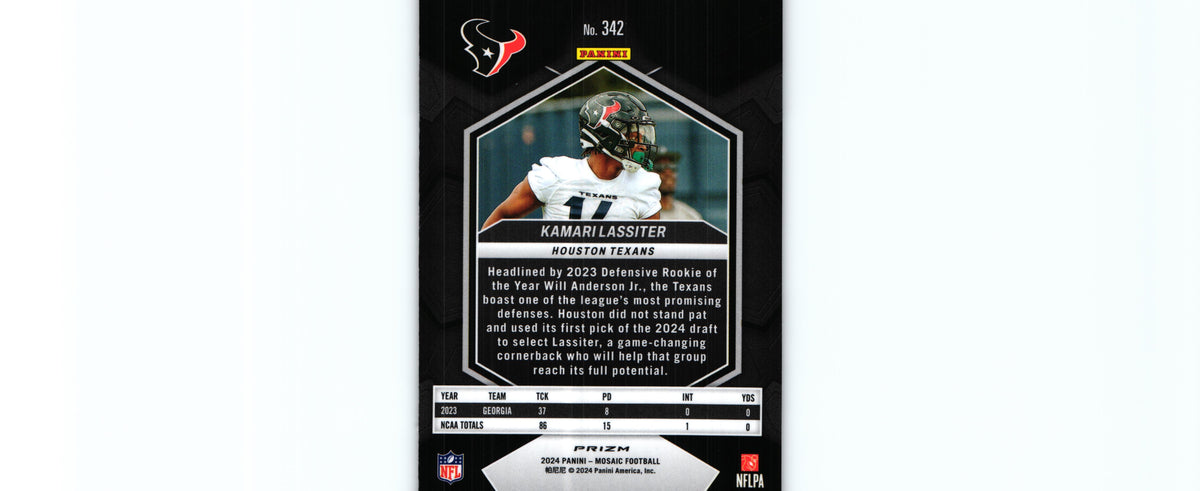 Kamari Lassiter 2024 CAMO RED Mosaic #342 RC
