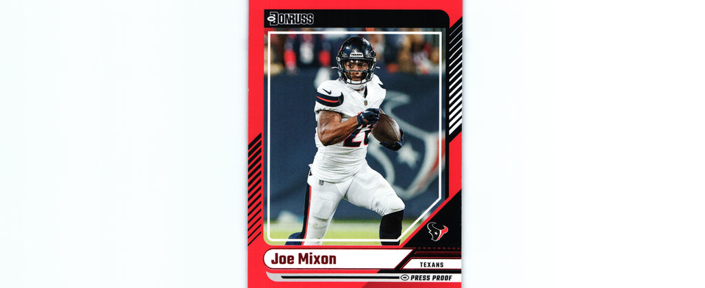 Joe Mixon 2024 PRESS PROOF RED Donruss #155