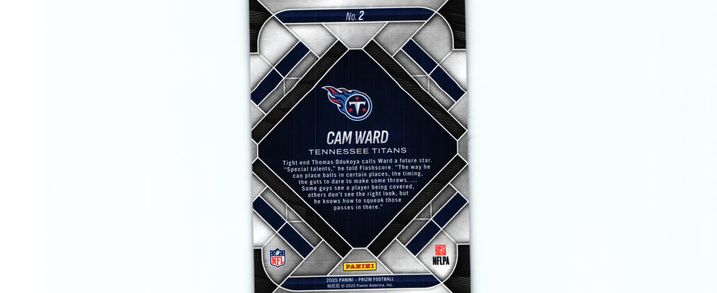 Cam Ward 2025 Prizm #2 RC