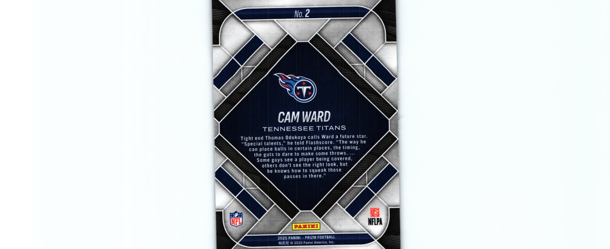 Cam Ward 2025 Prizm #2 RC