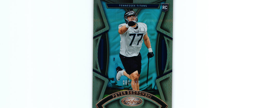Peter Skoronski 2023 BRONZE Certified #141 /275 RC